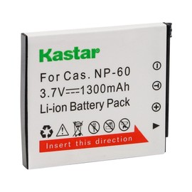 For Casio 1x Kastar Battery for Casio NP-60 Exilim EX-Z20 EX-Z21 EX-Z25 EX-Z29 EX-Z80