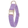 YUDOTE Ultra Soft Dog Collar Natural Cotton Cord for Small