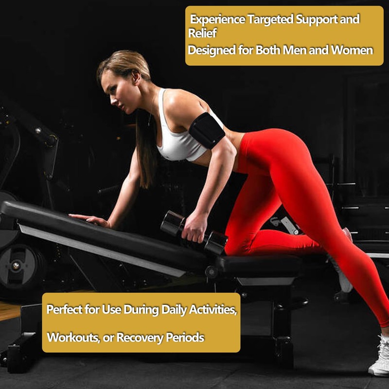 YAVOUN Bicep Tendonitis Brace Support-Adjustable, Tricep Tendonitis Brace