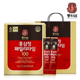 Donguisam Red Ginseng Extract Family Time 100 (10g Sticks) 100 Sticks / 동의삼 홍삼정패밀리타임100 10g x 100포