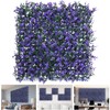 TANG Purple Lavender Fake Grass Wall Panels Backdrop 20"x20" Artificial