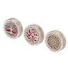 0.9in Diffuser Face Cover Clips Hollow Stainless Steel Magnetic Aromatherapy