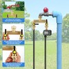 timoplus Wasserhahn Wasserverteiler, Verl?ngerter Griff, 3/4 Zoll Messing Wasseranschluss Verteiler?Verteiler