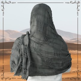 AUTOWT Chal con Capucha y Broche para Adultos, Capa Medieval de Dunas y Páramos, Capa Renacentista Accesorio Para Disfraz Halloween Cosplay LARP