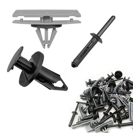 Icyhaws 45PCS Fender Flare Clips Hardware Kit, Wheel Flare Clip Retainer Compatible with Jeep Nitro 2007-2011 Jeep Liberty 2006-2012, Replaces# 55157055AA, 6503598, 6506007AA