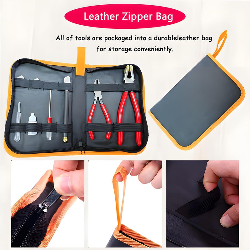 Glass Cutting Tool Set Kit,Premium Glass Running Breaking Pliers and
