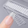 BEIHOO Nail Tips, Clear, Third Generation, 0.008 inch (0.2 mm),