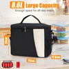 Oamwrae Insulated Lunch Bag, 8.6 L Leak-Proof Lunch Bag with