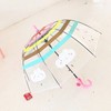 Transparent Umbrella Cartoon Long Handle Umbrella For Children