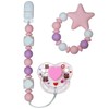 Juego de pulsera de clip para chupete con chupete magnético,