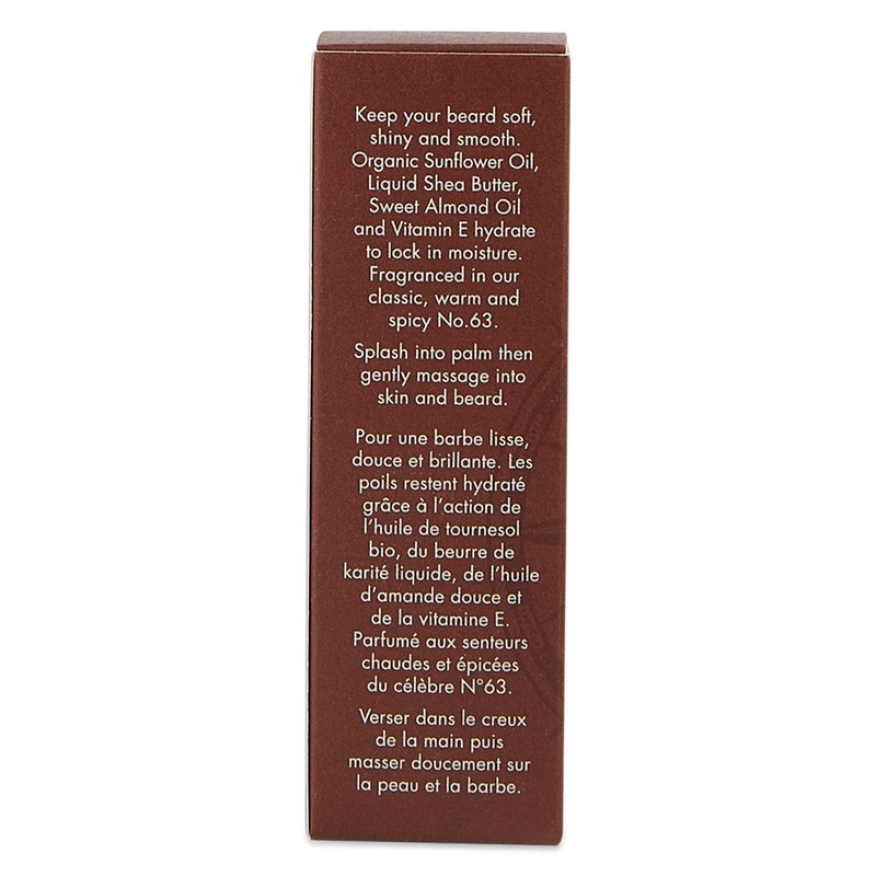 Pre de Provence No.63 Men's Collection, Beard Oil