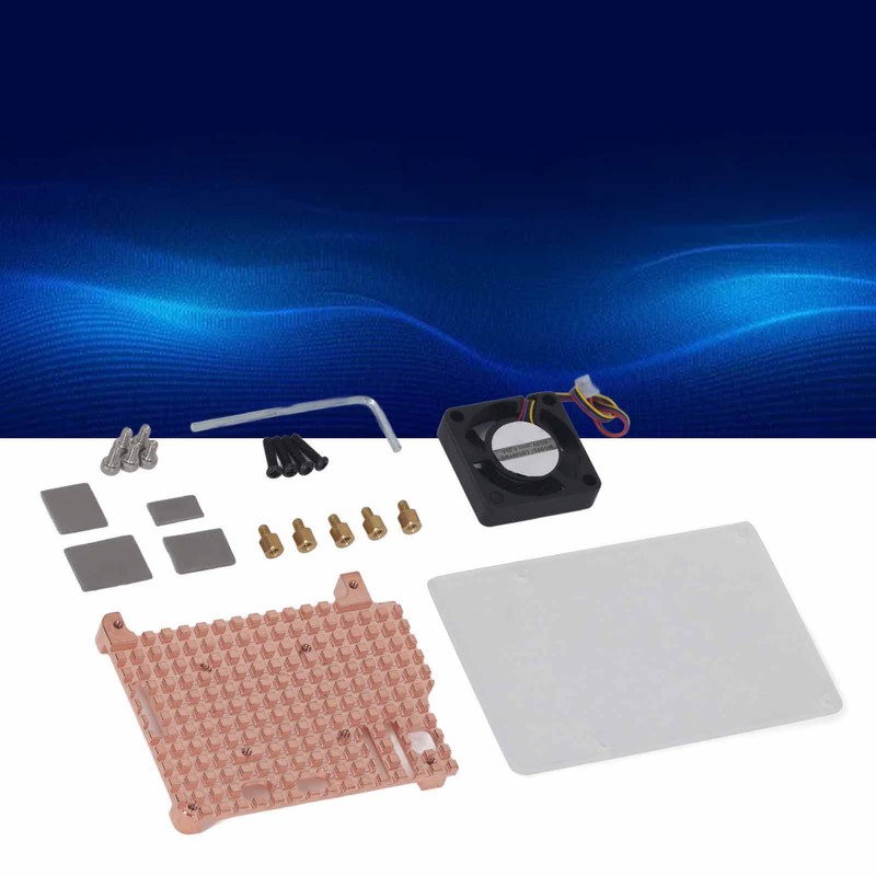 Heatsink Fan Kit for RasPi 5B 5V Single Cooling Fan