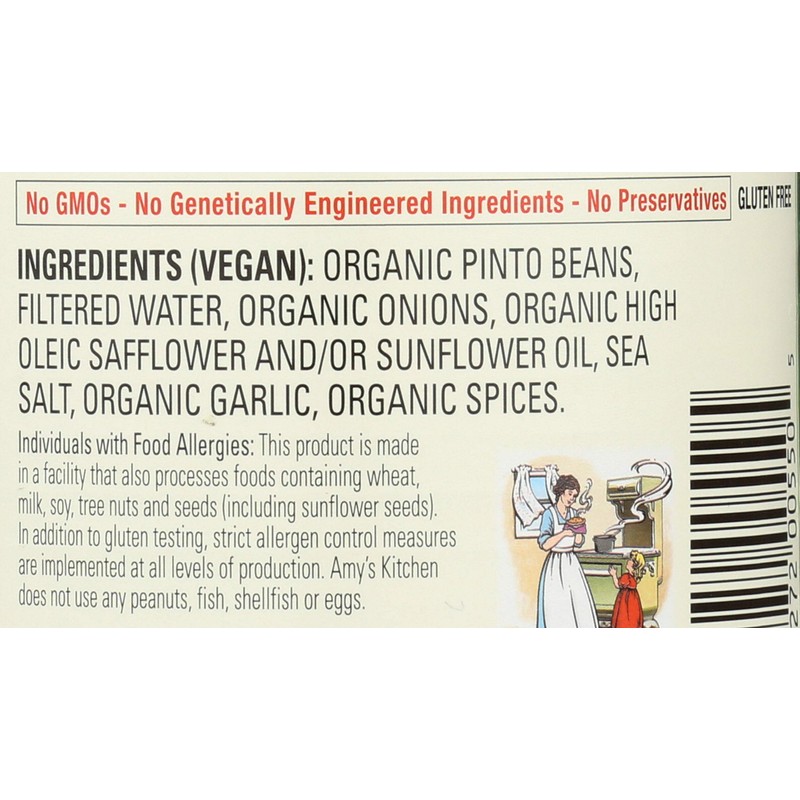 Amys Bean Refried Tradtnl Gf