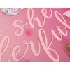 Isnt She Onederful Banner - Bow Themed First Birthday Decorations,
