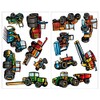 13–Piece Car Set-Tractor And Combine Harvester Farm Truck Wall Sticker