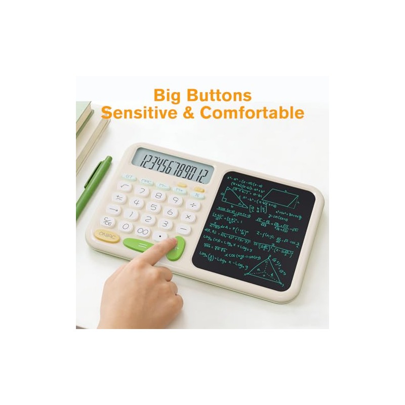 Calculadora básica de escritorio con bloc de notas para la
