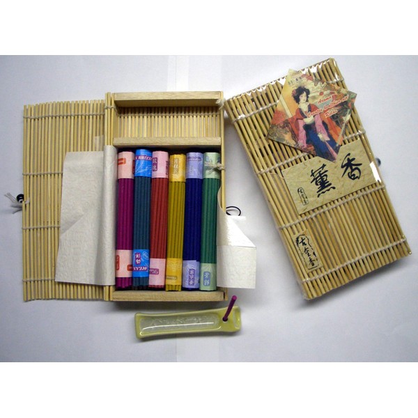 Aromatherapy/Incense Gift Set with Burner Holder; (6 Variety Oriental Incense