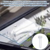 sourcing map 50Pcs Clear Acrylic Screws, M2x4mm PC Plastic Phillips