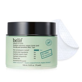 Belif Problem Solution Toner Pad 150ml, 70 packs, 1 piece / 빌리프 프라블럼 솔루션 토너 패드 150ml, 70개입, 1개