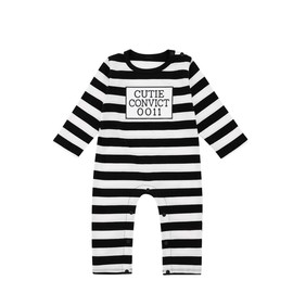 LENSOUS - Disfraz de policía para bebés y niñas, Prisionero largo, 12-18 Meses