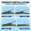 28"+28" Front Windshield Wiper Blades Compatible with Escape 2019-2013/Edge 2020-2015/Focus