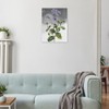 Fine Art Canvas Blue Cineraria Grey Canvas Wall Decor by