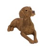Sandicast Small Size Vizsla Sculpture, Lying