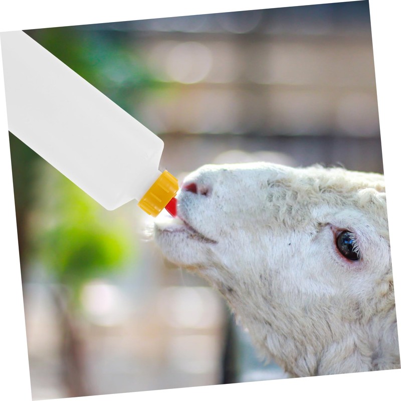 BESTonZON 5 Sets 400ml Goat Milk Bottle Pig Feeding Bottle