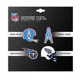 PSG Juego de 4 Pines de Solapa de Tennessee Titanes