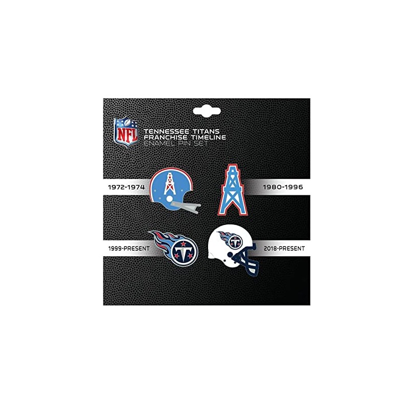 PSG Juego de 4 Pines de Solapa de Tennessee Titanes