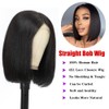Short Bob Wigs Human Hair 4x1 Lace Closure Wigs Brazilian