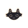Black Cat Enamel Pin Collect Cute Arts Metal Cartoon Brooch