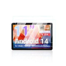 UYRUREL Screen Protector for DigiLand Tab M11 PRO Android 14 Tablet 11 Inch tablet, Anti-Scratch 9H Hardness Touch Sensitive 2.5D Rounded Edges Bubble Free Easy to Install,2 Pack.