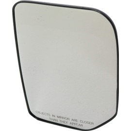 Evan Fischer Passenger Side Mirror Glass Compatible with 2007-2014 Toyota FJ Cruiser, Convex With Backing Plate TO1325161