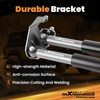 maXpeedingrods Dual Steering Stabilizer for Jeep Wrangler YJ 1987-1995, for