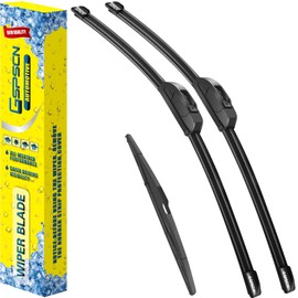 GSPSCN 3 Wipers Replacement for Nissan Quest 2009 2008 2007 2006 2005 2004，Original Equipment Windshield Wiper Blades 28"+18"+14" (set of 3) J hook