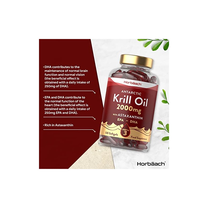 Antarctic Krill Oil 2000mg | High Strength | 120 Capsules