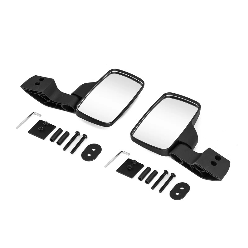 RI UTV Rear View Side Mirrors Door Mounted for Polaris
