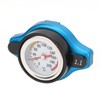 Aluminum Alloy Radiator Cap with Temperature Gauge Pressure Adjustment Leakproof