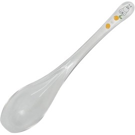 MOOMIN Moon Mihedelma Clear Acrylic Resin Spoon, 7.1 inches (18 cm), Made in Japan