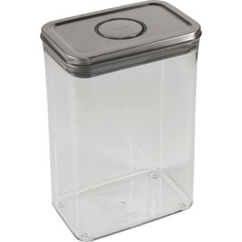 OXO Airtight 2.6L Stainless Steel Pop Container, Rectangle, Medium