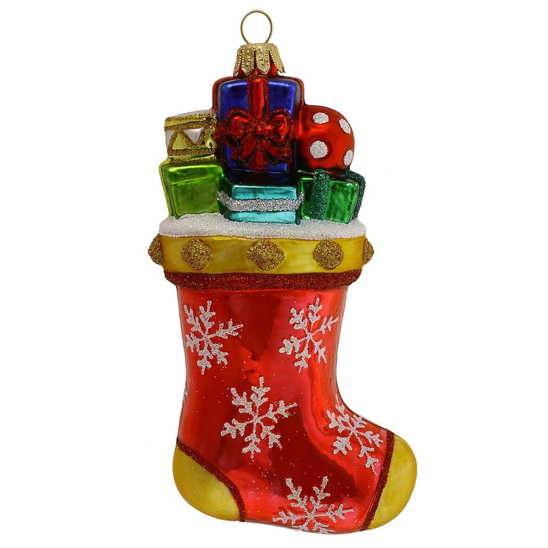HAMBURGER WEIHNACHTSKONTOR® - Christmas Tree Baubles Stocking with Gifts
