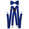 axy Men's Braces with Bow Tie - 4 Strong Clips