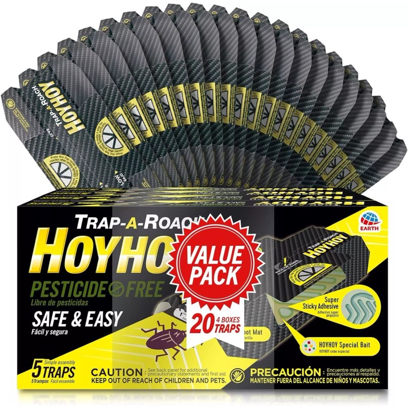 HOY HOY Trap A Roach For Home Bait Glue/Sticky Pest