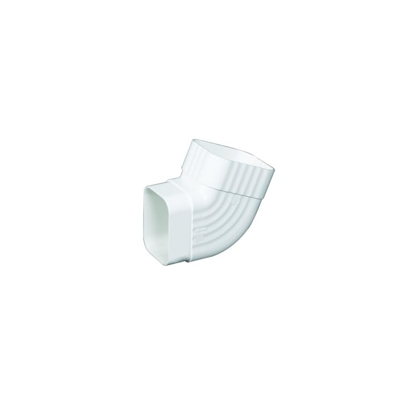 Amerimax Home Products Gutter Elbow VNYL WHT B