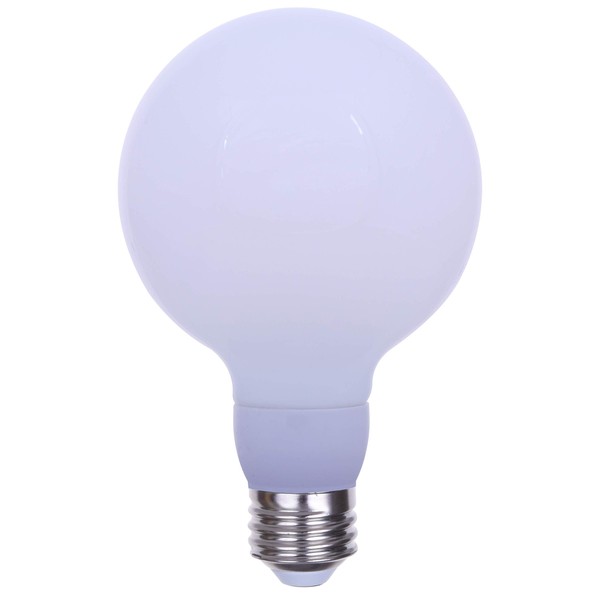 Goodlite G-20133 Filament 100 Watt Equivalent, G30 Edison Style, 1600 Lumens, Medium E26 Base LED Light Bulb Dimmable, Frosted, Cool White 4100k