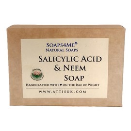 SOAPS4ME Salicylic Acid and Neem Natural Soap Bar, Handcrafted on the Isle of Wight