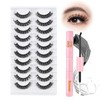 Glowing Win Russian Strip Lashes with Glue False Eyelashes Kit