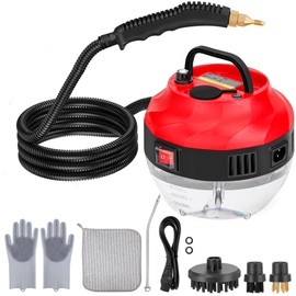 Yshunlai Steam Cleaner, 2500W High Pressure Multipurpose Steamer for Cleaning, Portable Handheld Steam Shot Cleaner for Home, Kitchen,Grout,Tile, Car Detailing,10S Fast Heat-Up,6-Level Adjustable Knob