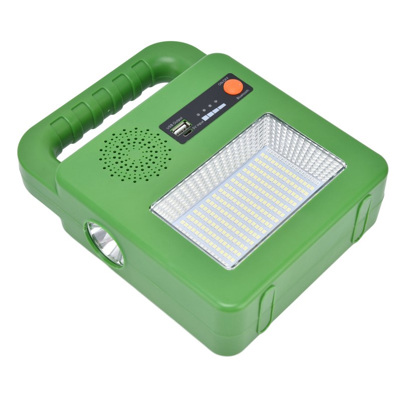 LED Flashlight with Bluetooth Speaker 5 Mode Emergency Flashlight Solar